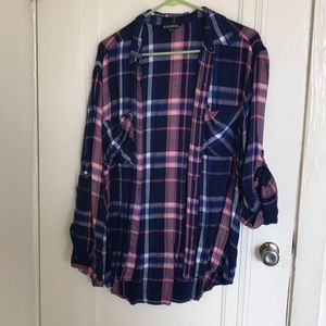 Express long sleeve flannel L